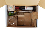 Load image into Gallery viewer, Mindfulness Terrarium DIY Kit Plant Hamper with Wine and Aromatherapy

