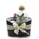 Load image into Gallery viewer, Terrarium, Candle and Wine Gift Basket
